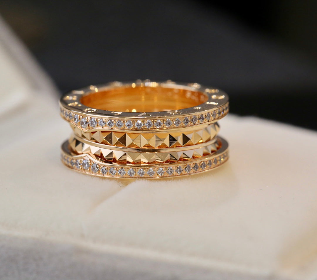 [Lumi Jewels]BAGUE OR ET DIAMANTS ZERO 1