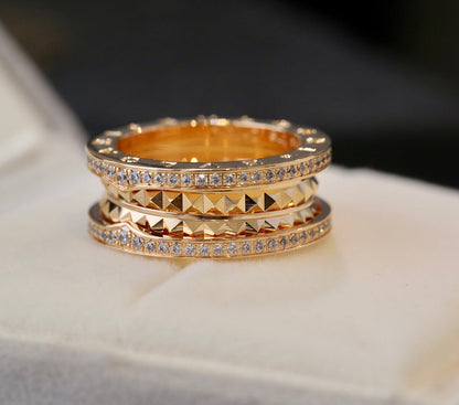 [Lumi Jewels]BAGUE OR ET DIAMANTS ZERO 1