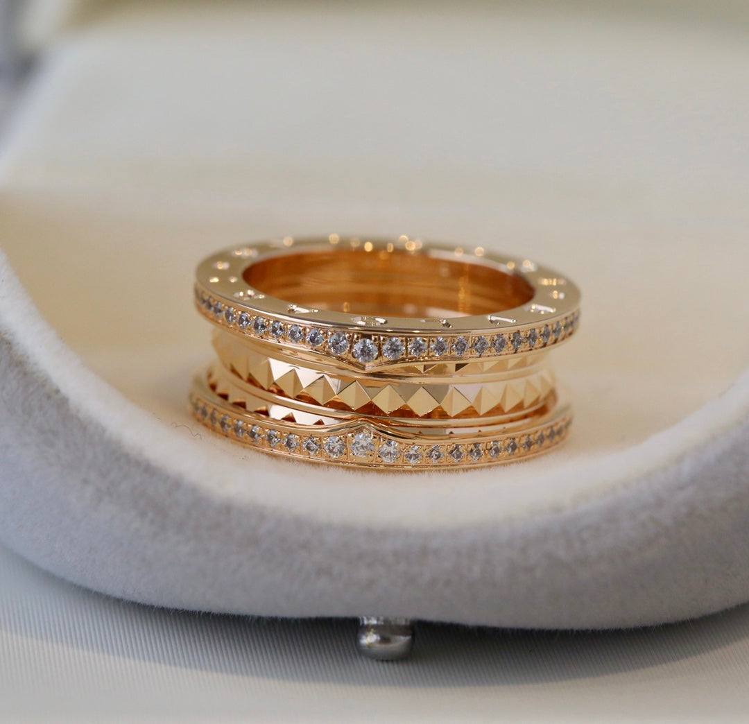 [Lumi Jewels]BAGUE OR ET DIAMANTS ZERO 1