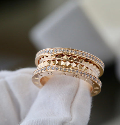 [Lumi Jewels]BAGUE OR ET DIAMANTS ZERO 1