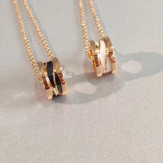[Lumi Jewels]ZERO 1 NECKLACE PINK GOLD