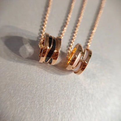 [Lumi Jewels]COLLIER ZERO 1 OR ROSE