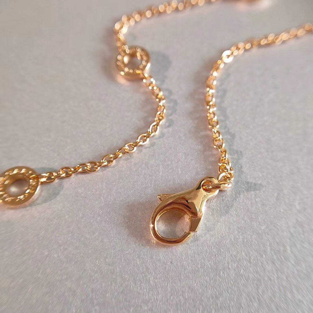 [Lumi Jewels]COLLIER ZERO 1 OR ROSE