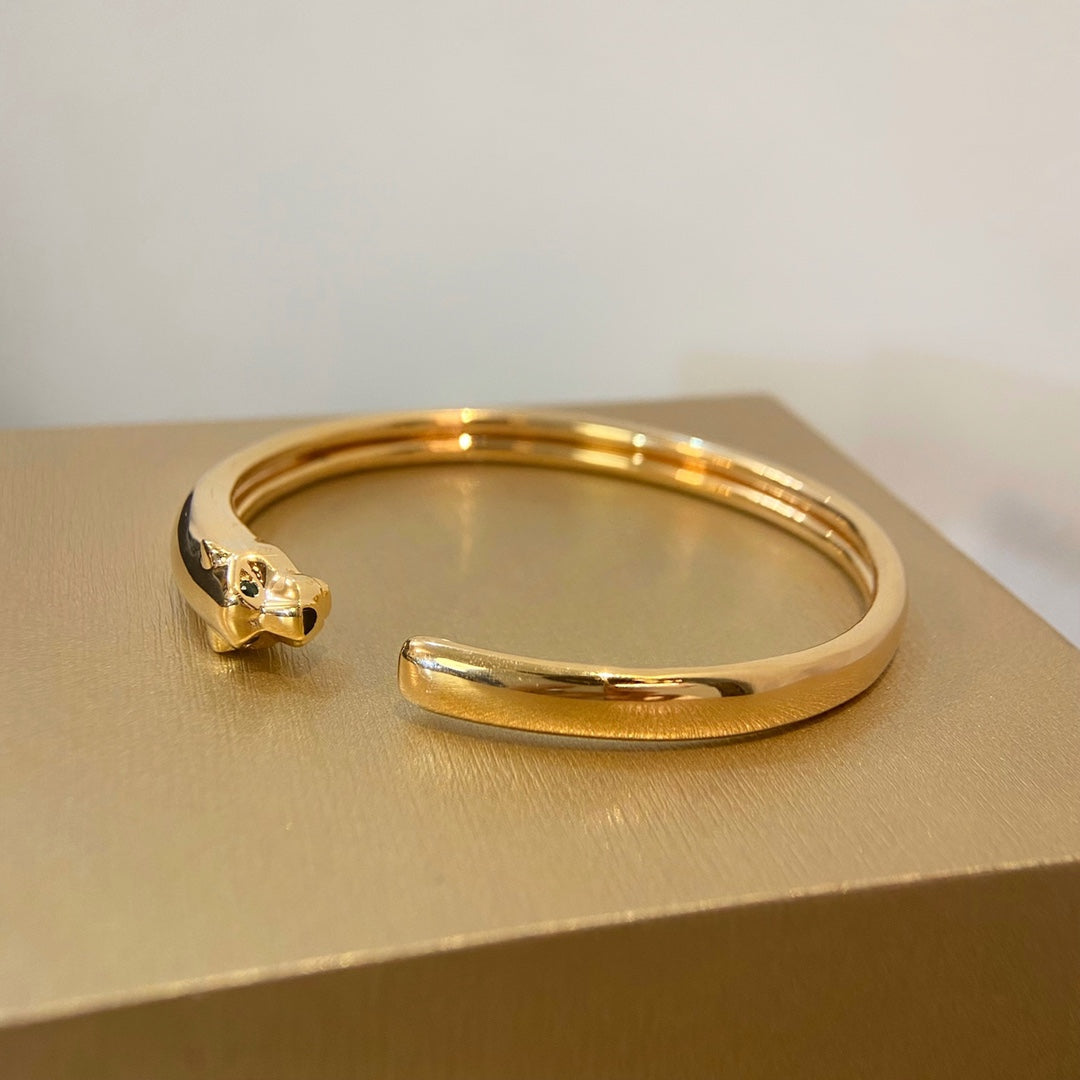 [Lumi Jewels]BRACELET OUVERT PANTHERE OR