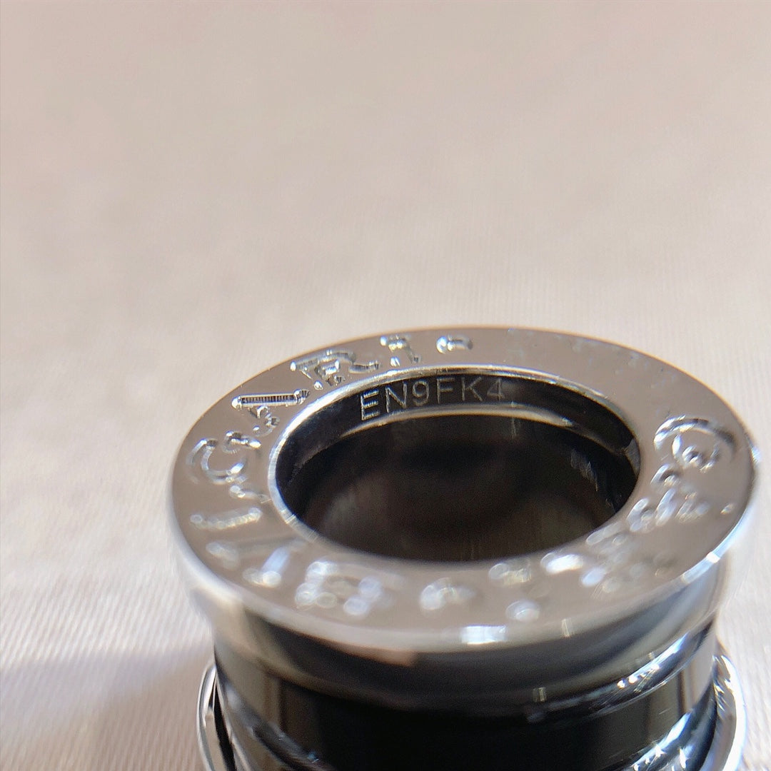 [Lumi Jewels]COLLIER ARGENT CÉRAMIQUE NOIRE ZERO 1