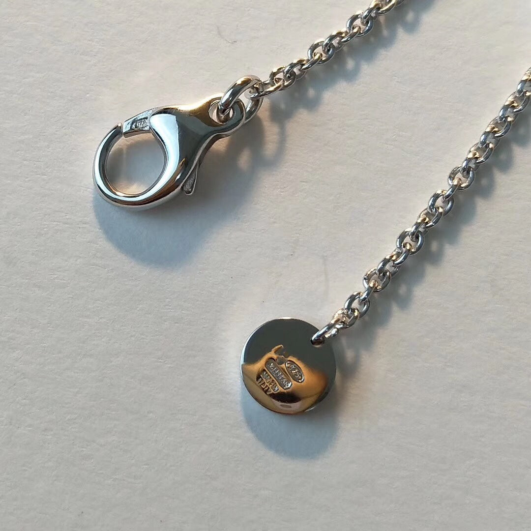 [Lumi Jewels]COLLIER ARGENT CÉRAMIQUE NOIRE ZERO 1