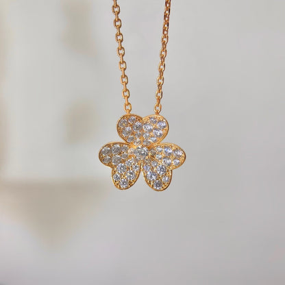 [Lumi Jewels]FLOWER DIAMOND NECKLACE