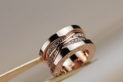 [Lumi Jewels]COLLIER DIAMANT ZÉRO 1 OR ROSE