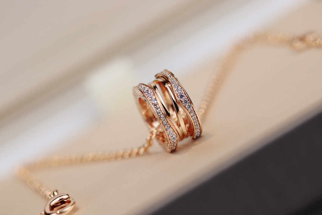 [Lumi Jewels] ZERO 1 COLLIER EN OR ROSE