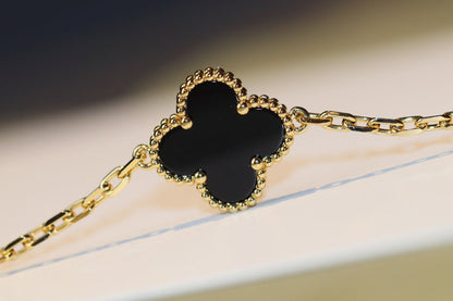 [Lumi Jewels]CLOVER 20 MOTIFS ONYX ROSE GOLD