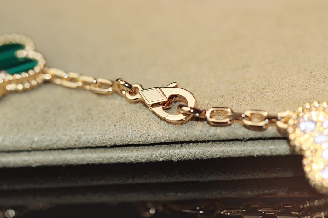 [Lumi Jewels]CLOVER 20 MOTIFS ONYX ROSE GOLD