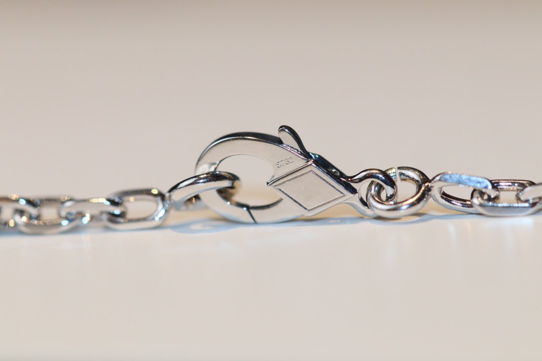 [Lumi Jewels]CLOVER 20 MOTIFS ONYX DIAMANT ARGENT