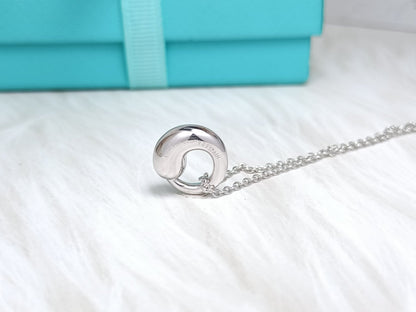 [Lumi Jewelry]SNAIL PEDANT SILVER NECKLACE