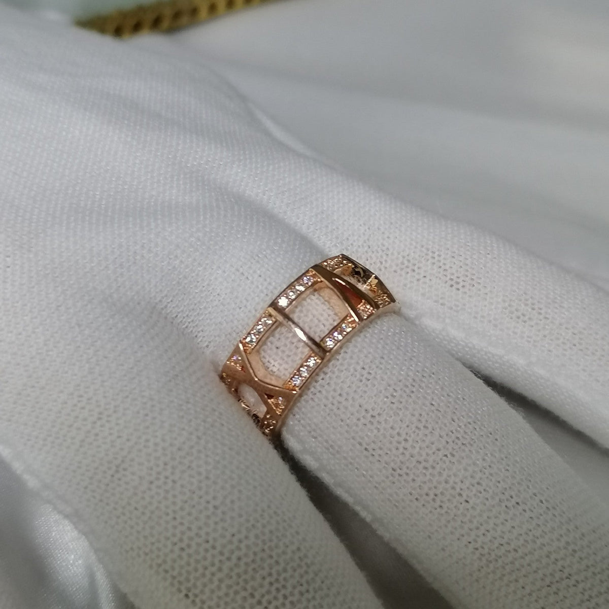 [Lumi Jewelry]ATLAS LARGE OPEN DIAMOND RING