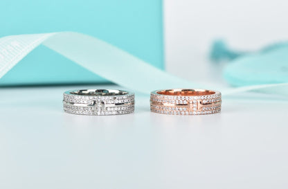[Lumi Jewelry]T WIRE DIAMOND RING