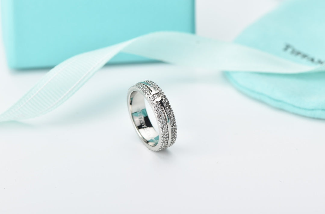 [Lumi Jewelry]T WIRE DIAMOND RING