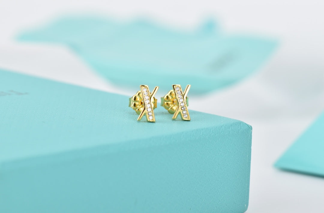 [Lumi Jewelry]ATLAS DIAMOND STUD EARRINGS