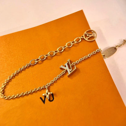 [Lumi Jewels]LOGO STAR MOTIF GOLD BRACELET