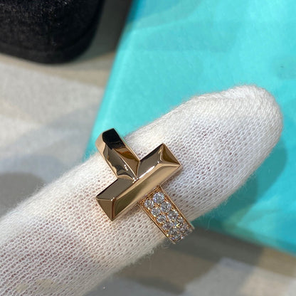 [Lumi Jewelry]T WIRE MEDIUM DIAMOND RING