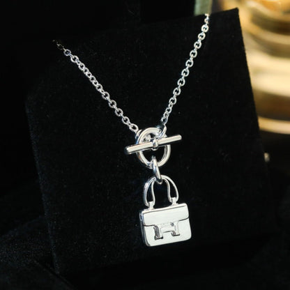 [Lumi Jewels]COLLIER PENDENTIF POP H ARGENT