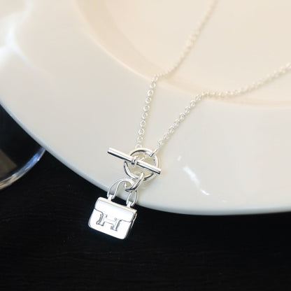 [Lumi Jewels]COLLIER PENDENTIF POP H ARGENT