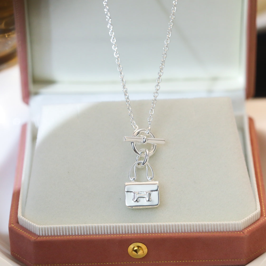 [Lumi Jewels]COLLIER PENDENTIF POP H ARGENT