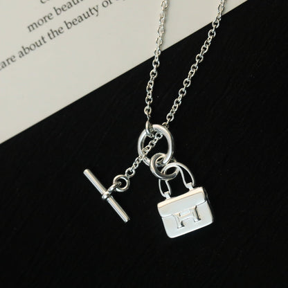 [Lumi Jewels]COLLIER PENDENTIF POP H ARGENT