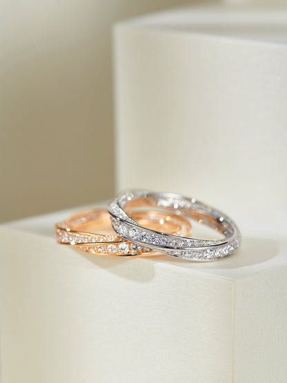 [Lumi Jewelry]SPIRAL DIAMOND RING