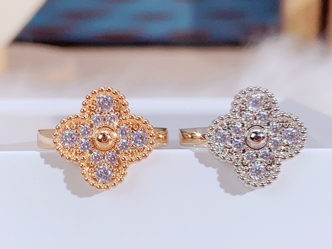 [Lumi Jewels]CLOVER DIAMOND RING