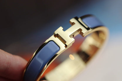 [Lumi Jewels]BRACELET H 12MM BLEU GRIS