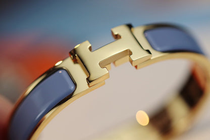 [Lumi Jewels]BRACELET H 12MM BLEU GRIS