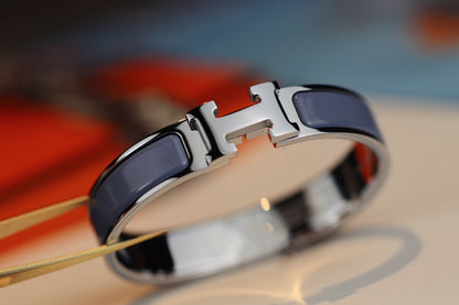 [Lumi Jewels]BRACELET H 12MM BLEU GRIS