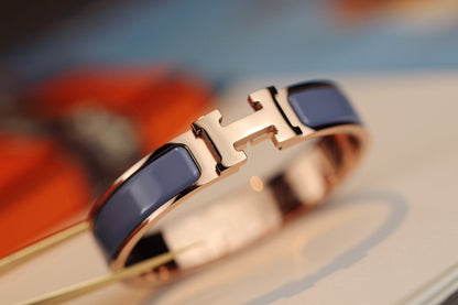 [Lumi Jewels]BRACELET H 12MM BLEU GRIS