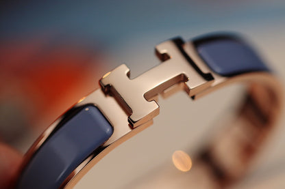 [Lumi Jewels]BRACELET H 12MM BLEU GRIS