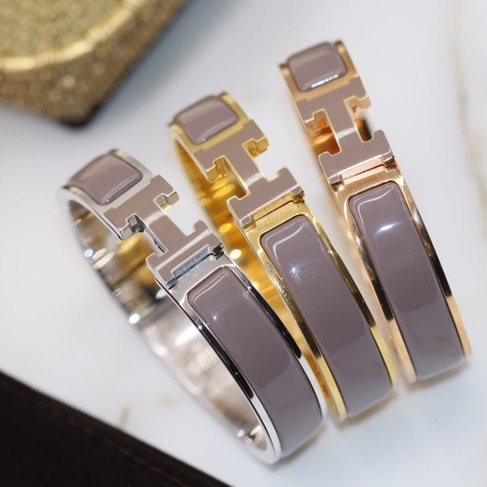 [Lumi Jewels]BRACELET H 12MM MARRON