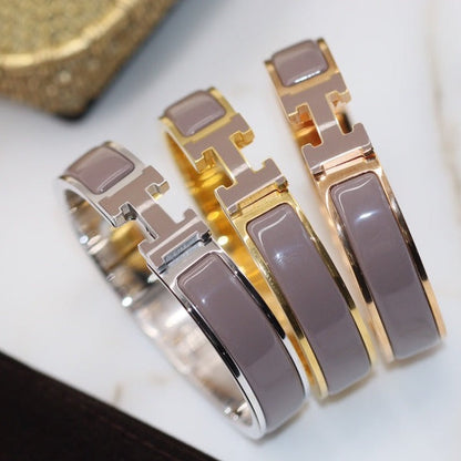 [Lumi Jewels]BRACELET H 12MM MARRON