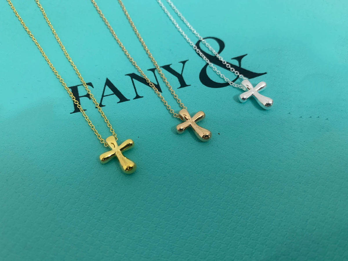 [Lumi Jewelry]CROSS PENDANT MINI BARE CROSS NECKLACE