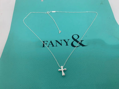 [Lumi Jewelry]CROSS PENDANT MINI BARE CROSS NECKLACE