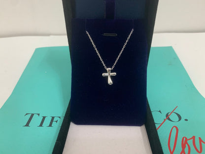 [Lumi Jewelry]CROSS PENDANT MINI BARE CROSS NECKLACE