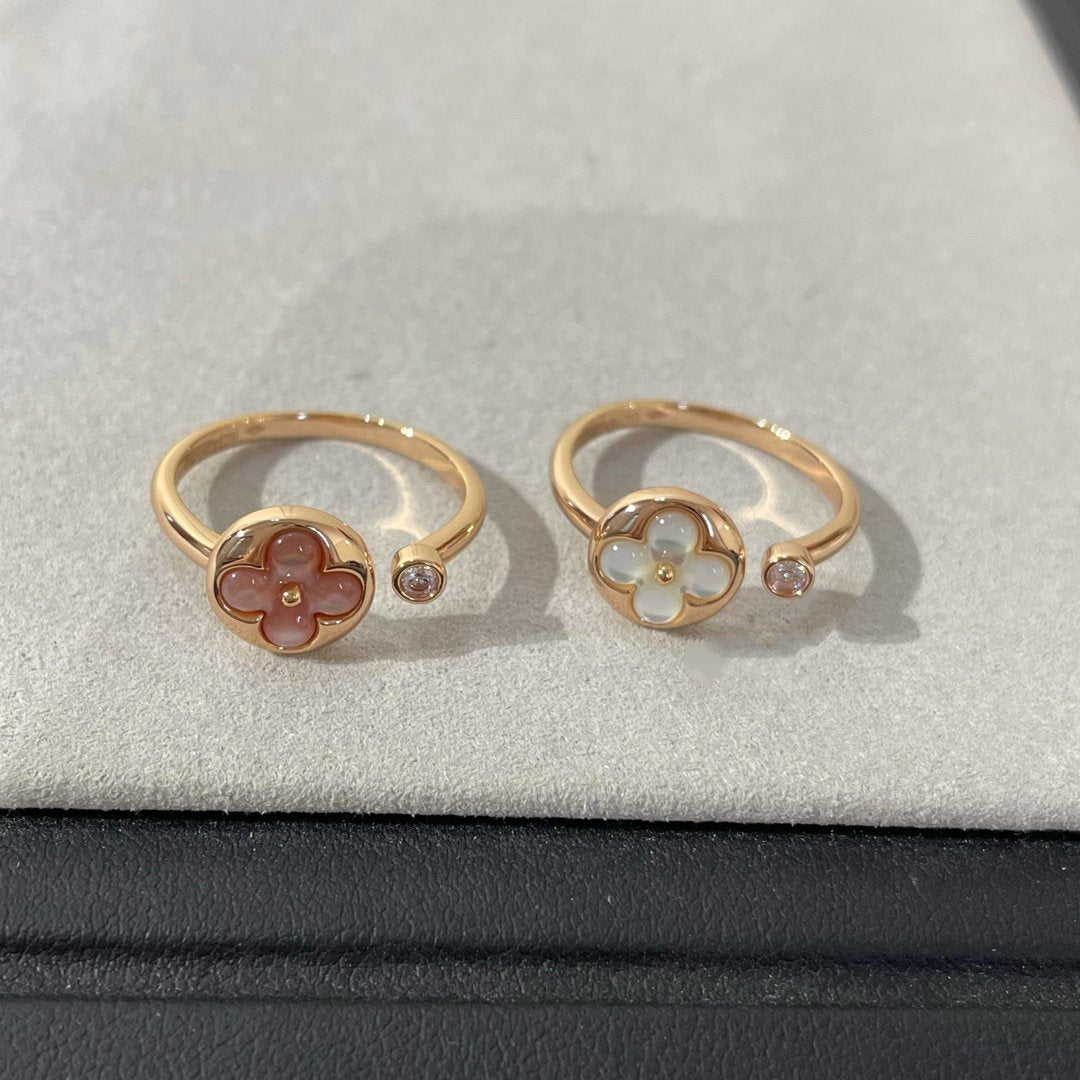 [Lumi Jewels]SUN 1 DIAMOND PINK MOP RING