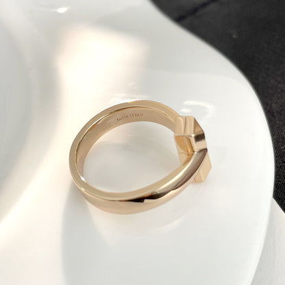 [Lumi Jewelry]T WIDE DIAMOND RING