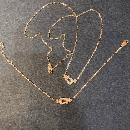 [Lumi Jewels]FORCE 10 DIAMOND PINK GOLD NECKLACE MINI MODEL