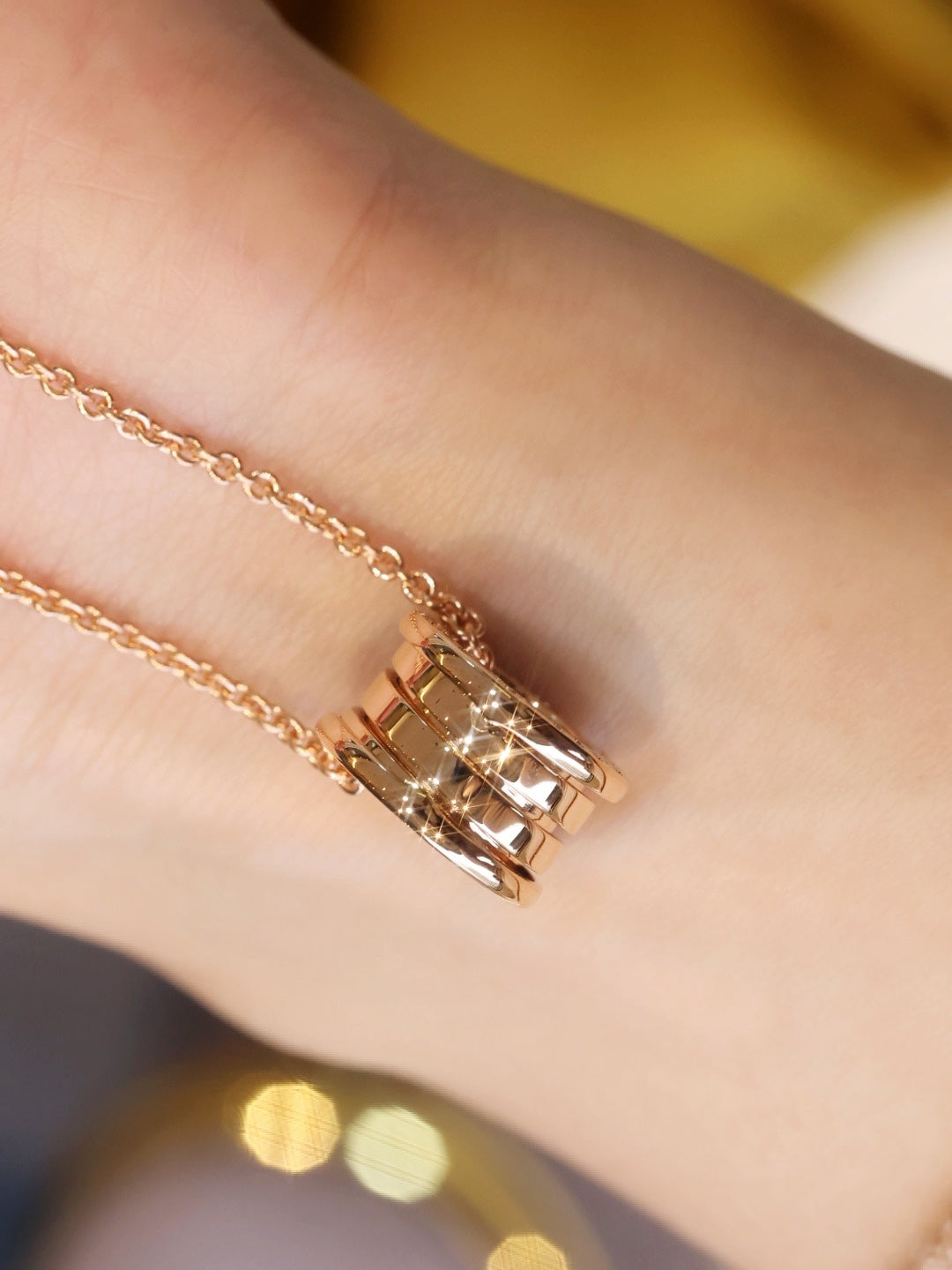 [Lumi Jewels] ZERO 1 COLLIER EN OR ROSE