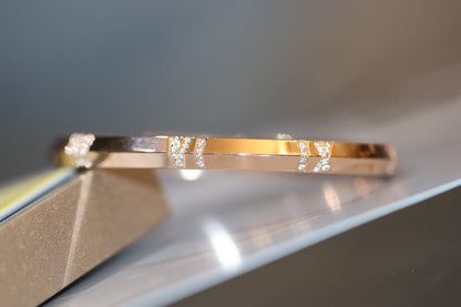 [Lumi Jewelry]ATLAS X PINK GOLD BRACELET