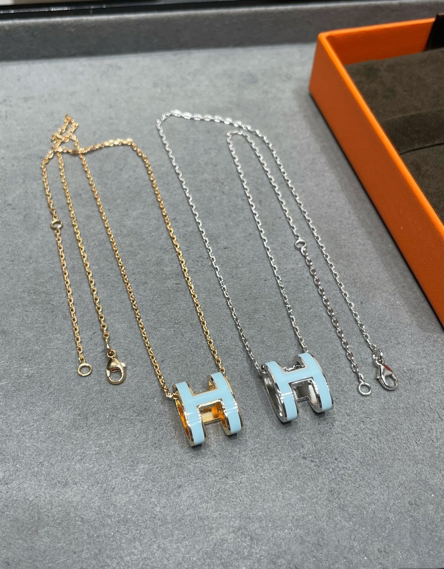 [Lumi Jewels]COLLIER POP H BLEU CIEL