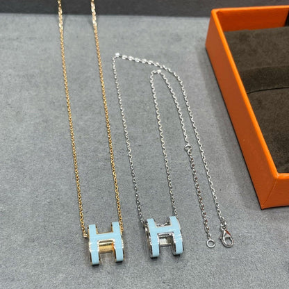 [Lumi Jewels]COLLIER POP H BLEU CIEL