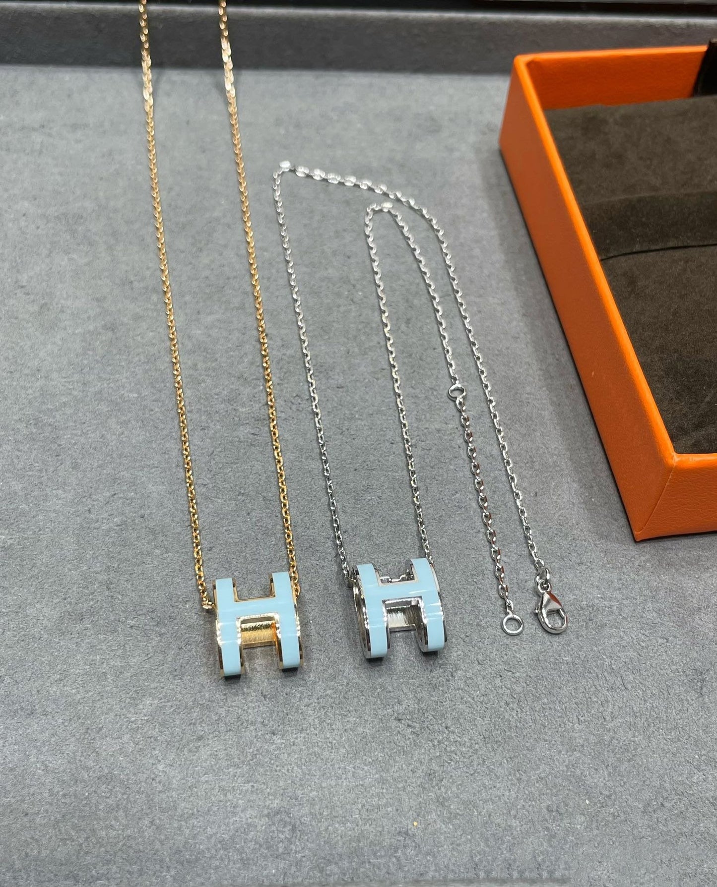 [Lumi Jewels]COLLIER POP H BLEU CIEL