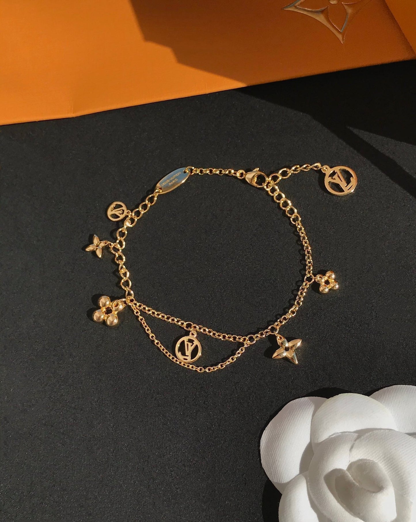 [Lumi Jewels]BRACELET MOP ROSE PÂLE OR ROSE BLOOMING