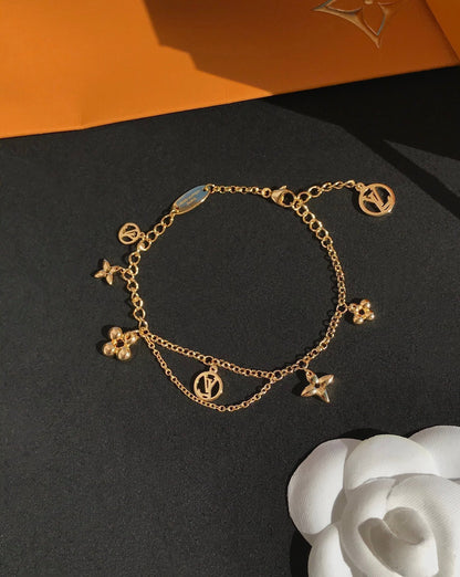 [Lumi Jewels]BRACELET MOP ROSE PÂLE OR ROSE BLOOMING