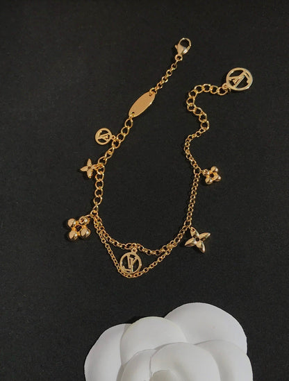 [Lumi Jewels]BRACELET MOP ROSE PÂLE OR ROSE BLOOMING